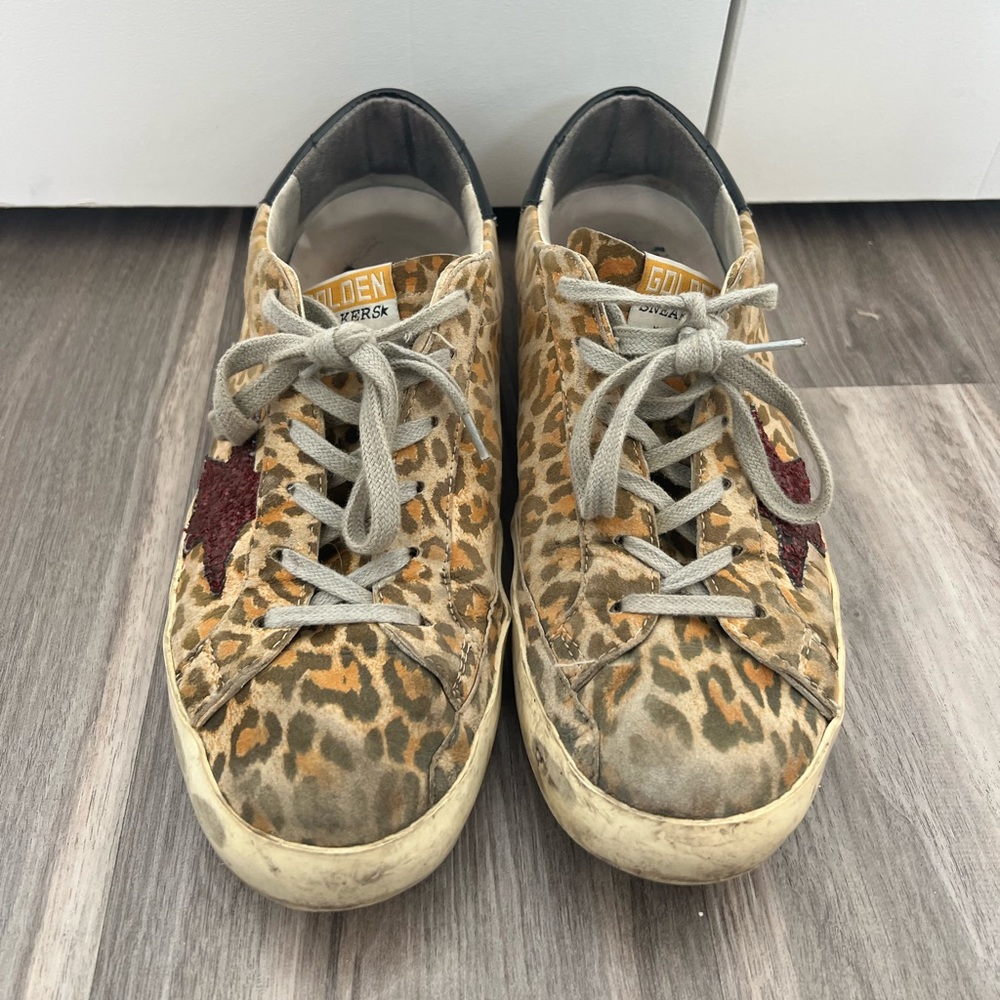 Golden Goose Cheetah Sneakers